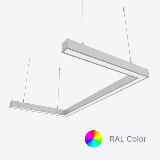 Світлодіодний світильник X-LED 60ВТ U-подібний ral LSNU-60c - фото 1