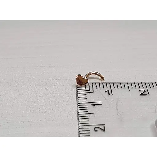 Золота сережка-пірсинг Favoritum в ніс. 310130 - фото 5