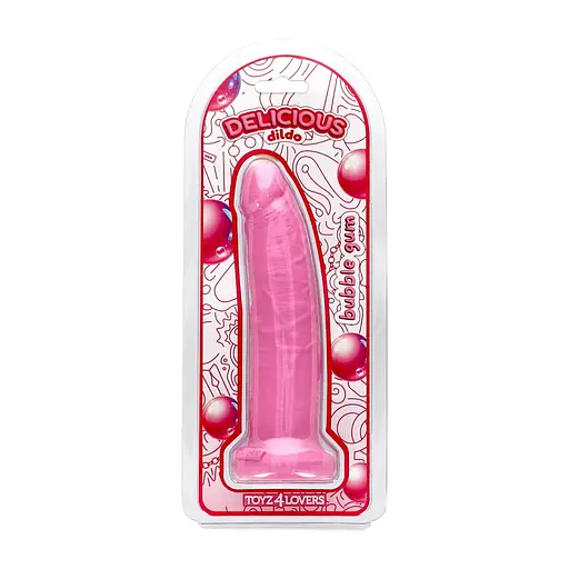Фалоімітатор на присосці Toyz4lovers Delicious Bubble Gum 19.5 см (рожевий) - фото 9
