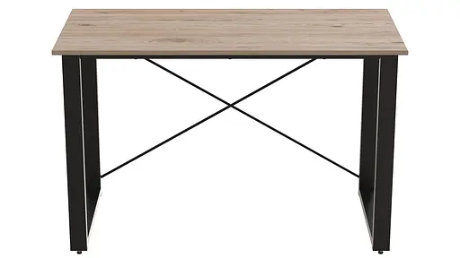 Письмовий стіл Ferrum-decor Драйв 750x1000x600 Чорний метал ДСП Дуб Сан-Марино 32 мм (FRD-103297) - фото 4