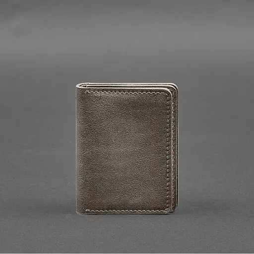 Кожаная обложка для водительского удостоверения, ID и пластиковых карт 2.0 темно-бежевая - фото 9