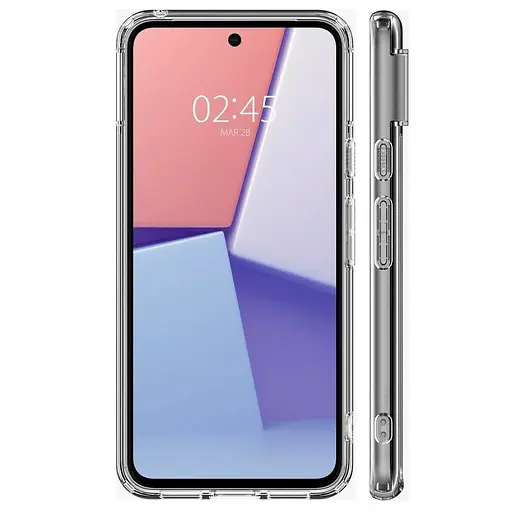 Оригиинальный противоударный чехол Spigen Ultra Hybrid для Google Pixel 8 (6.2") Clear ACS06278 прозрачный  - фото 12