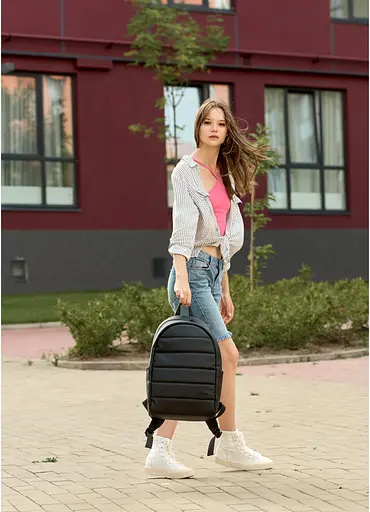 Женский рюкзак Sambag Zard LRT черный 46 х 28 х 13 см (25088001) - фото 4