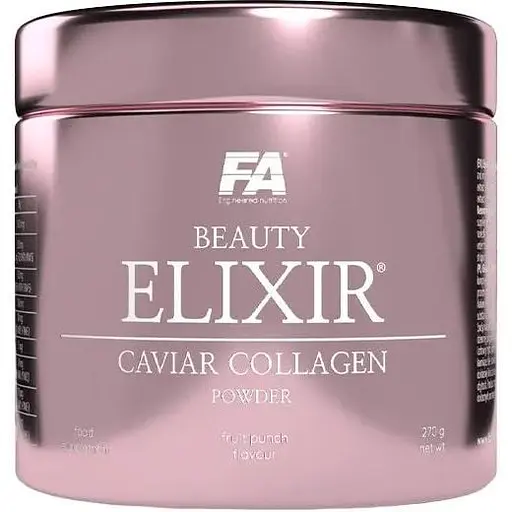 Рыбий коллаген Fitness Authority Beauty Elixir Caviar Collagen, 270 грамм - Фруктовый пунш