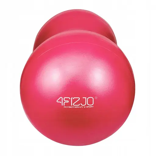 М'яч для фітнесу (арахіс) 4FIZJO Air Ball Peanut 45 x 90 см Anti-Burst Red (P-5907739318558) - фото 4