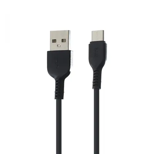 Кабель 2-метровый Hoco Micro USB X20, 2 м черный микросб - фото 1