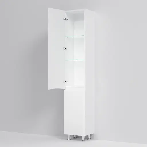 Пенал напольный AM.PM Like 36 см левосторонний с корзиной M80CSL0361WG38 - фото 5