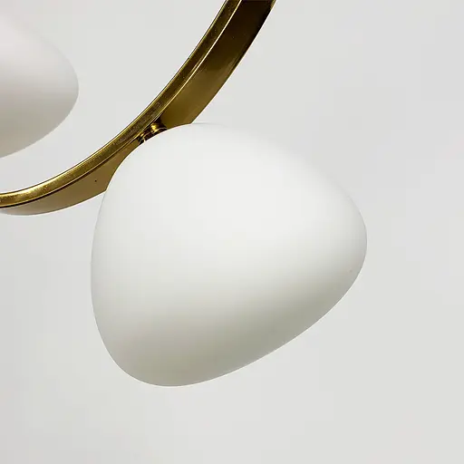 Вражаюча люстра MODERN FLORAL ARCH на 4 плафони Line.F C 18D/4 AB - фото 2