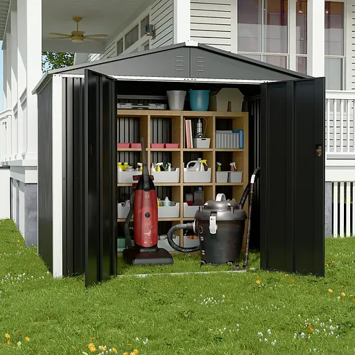 Хозблок-сарай металлический DS-03 CUSTOMIZED (200х240х180см.)   - фото 4