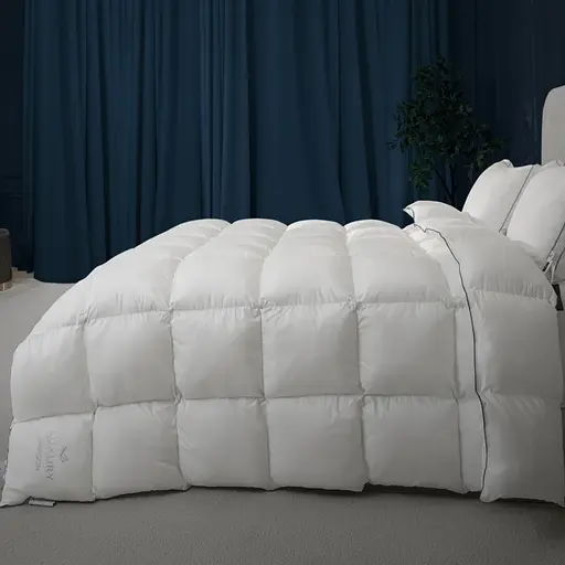 Одеяло детское MirSon Luxury Exclusive 080 зима пуховое 110x140 см белое (2200000013811)