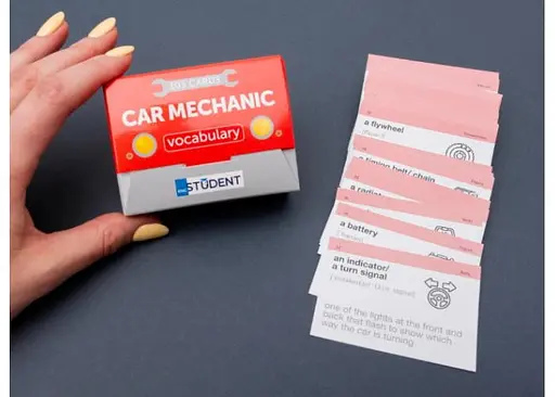 Настольная игра English Student Карточки для изучения английского языка English Student Car Mechanic (укр.) (591226003) - фото 2