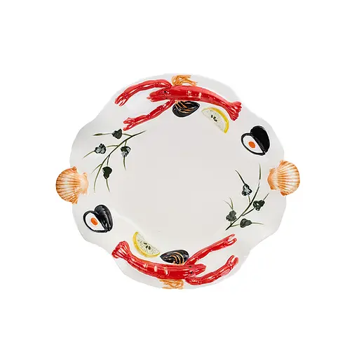 Блюдо Lefard с ручками Лобстер 33.5 х 30.5 х 6 см (936-003) - фото 1