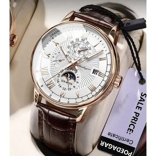 Чоловічий наручний годинник Poedagar Neptun - фото 4