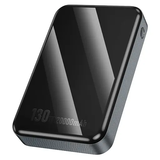 Портативний ЗП Power Bank Hoco Q30A Fast charge 130W 20000 mAh Metal gray - фото 7