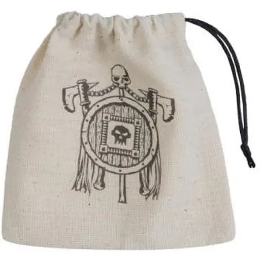 Мішечок для кубиків Q-Workshop Orc Beige & black Basic Dice Bag (BORC101)