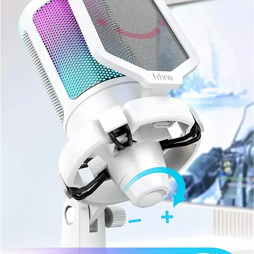 Мікрофон Fifine A6TW USB White (A6TW) - фото 5