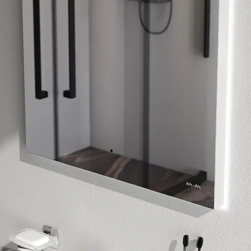 Зеркало с интерьерной Led подсветкой Am.Pm X-Joy сенсорное 55 см белый M85MOX10551WG38, Белый - фото 6