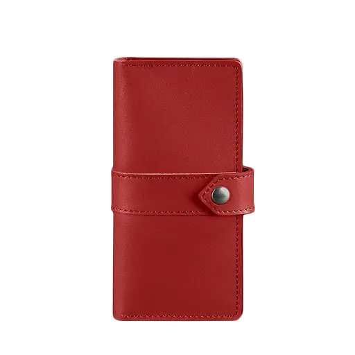 Шкіряне жіноче портмоне 3.1 червоне Краст - фото 6