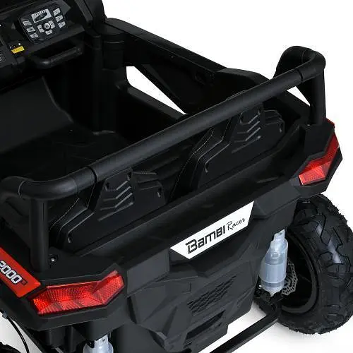 Електромобіль дитячий Bambi Джип M 5736AL-3 24V мотор 180W 24V14AH шкір сидіння USB червоний - фото 6