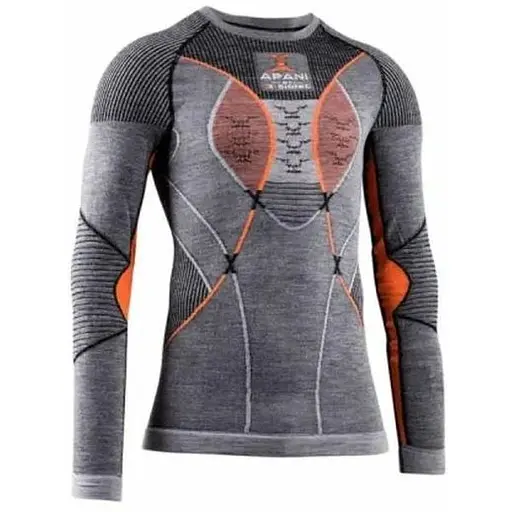 Термокофта X-Bionic Apani 4.0 Merino Shirt Round Neck Long Sleeve Men Grey S (1068-AP-WT06W19M S B080)