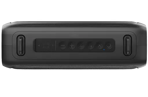 Портативна колонка Real-El RX717 8W Bluetooth TWS, RGB, Black - фото 5