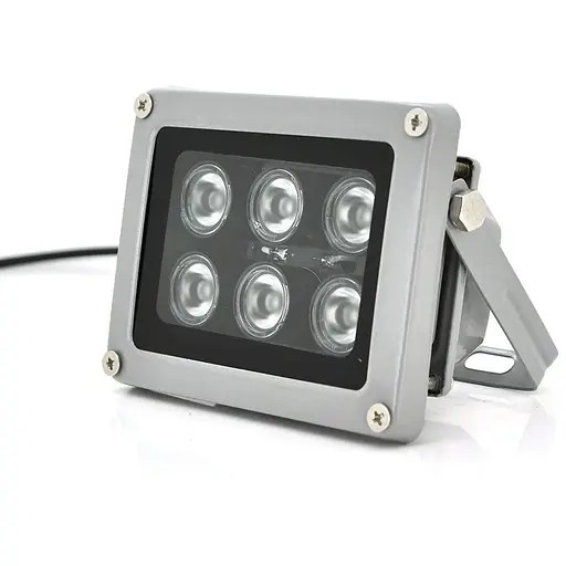 Прожектор направлен с сумеречным датчиком YOSO 12V 12W, 6LED, IP66, угол обзора 60°, рабочее расстояние до 30м, 113*84*86мм, BOX