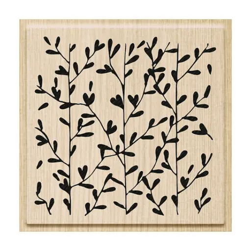 Штамп дерев'яний Фоновий Гілочки 7×7 см Heyda