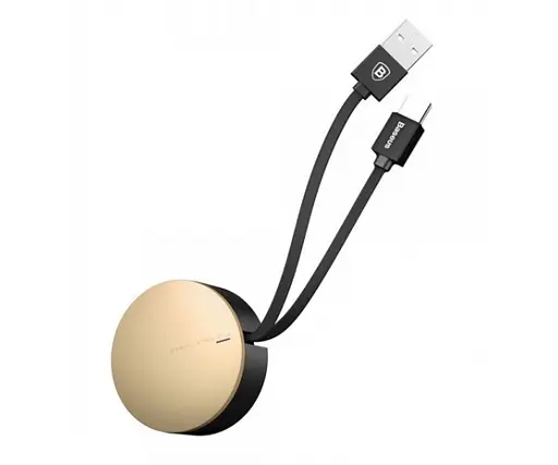 Кабель Baseus New Era Type-C 2A 0.9M золотистый (CALEP-C0V) - фото 1