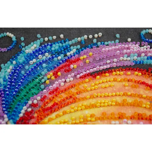 Набір для вишивання бісером "Різнобарвний" AM-245 15х15 см - фото 2