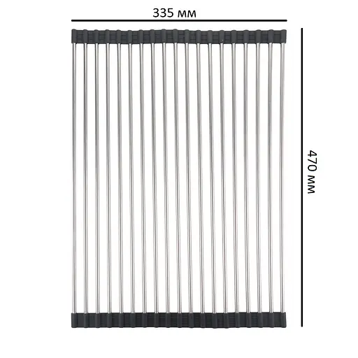 Нержавіючий килимок для мийки Nett K-19 (47) - фото 8