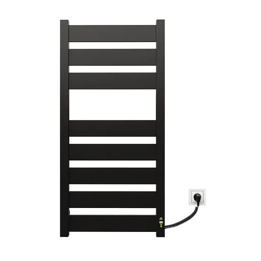 Електрична рушникосушарка Kosser Волз 1000x500 ER тайм. чорний ДВЛ02ER, Чорний матовий, Праве - фото 2