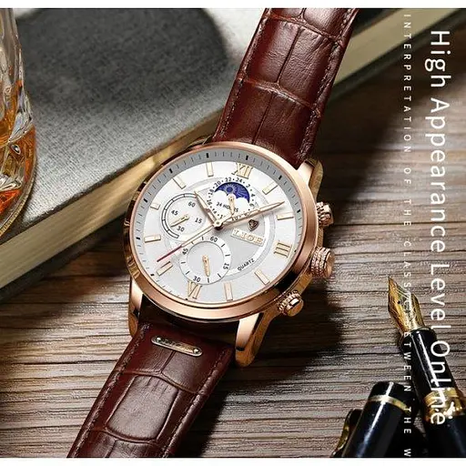 Чоловічий кварцовий годинник Lege Signature - фото 9