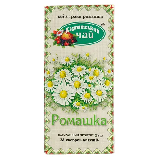 Чай Карпатський чай Ромашка, в пакетиках, 25 шт. (52130)