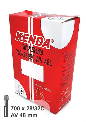 Камера велосипедна Kenda 28 (700х28/32С) AV 48 мм (G0000946) - фото 2