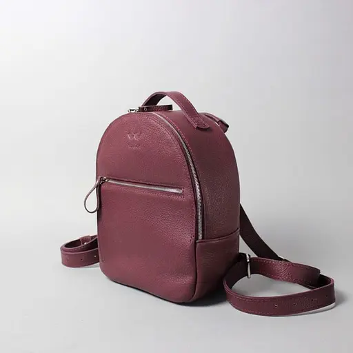 Кожаный рюкзак Groove S марсала флотарий - фото 4