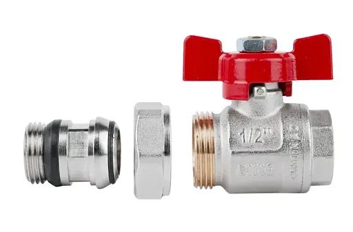 Кран кульовий Icma "Американка" 1/2" з антипротіканням прямий №348 (87348AD11) - фото 3