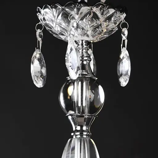 Люстра свічка Brille підвісна кришталева E14 40W CH (BCL-383S/3) - фото 3