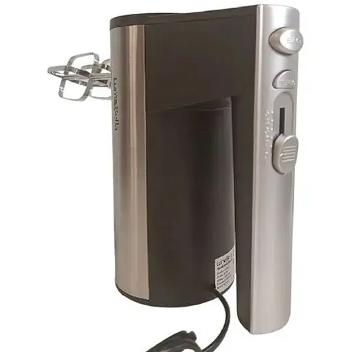 Кухонний ручний міксер Luma Bella B-2002 5 режимів з насадками з нержавіючої сталі 300 Вт Срібний - фото 2