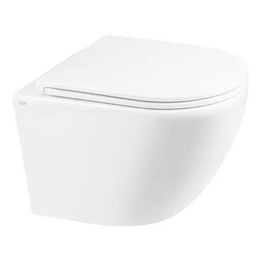 Унитаз подвесной Qtap Robin New безободковый с сиденьем Soft-close QT1333046ENRW - фото 1