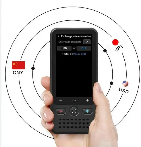 Голосовой переводчик AI Translator T18 Wi-Fi Bluetooth (138 языков) 1400 мАч - фото 4