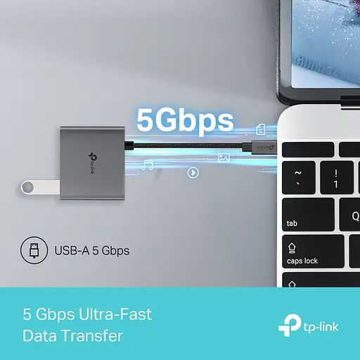 TP-Link Хаб USB UH3020C USB-C > 1xUSB3.0/1xUSBC (PD 100W)/1xHDMI - фото 7
