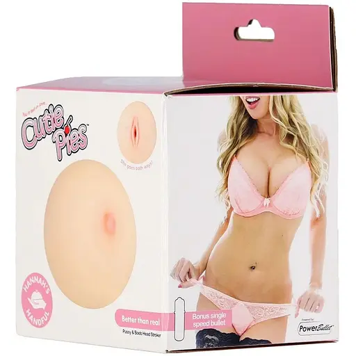 Мастурбатор-груди Cutie Pies Hannah's Handful - Pussy & Boob - фото 7