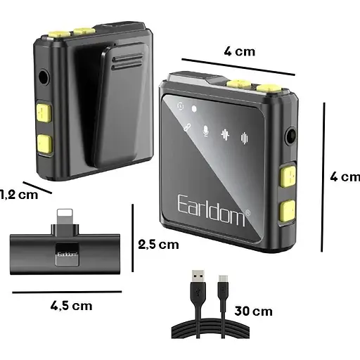 Микрофонная радиосистема Earldom ET-MC9L Lightning Black [136098] - фото 2