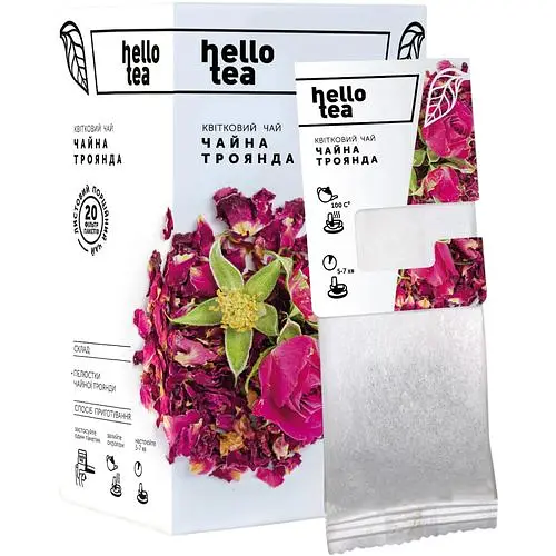 Чай Hello Tea Чайная роза 20 шт - фото 1