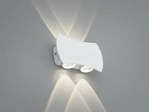 Світильник фасадний LED чорний 4 Вт 4 промені - фото 1