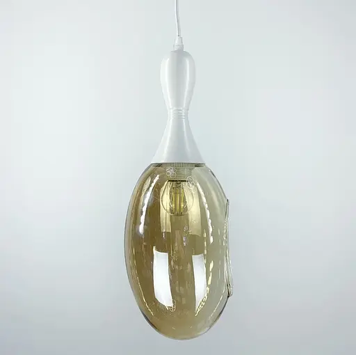 Мінімалістичний світильник білого кольору з видовженим плафоном | Арт. 11813/1 WT | Line F - фото 2