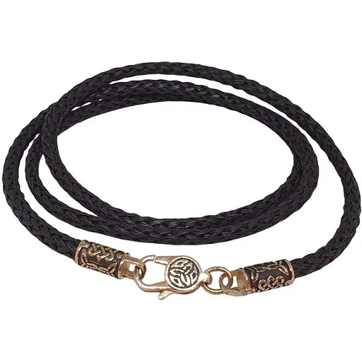 Ювелирный шнурок из текстиля Ювелирное производство А. Долина с золотыми вставками. 400017 65