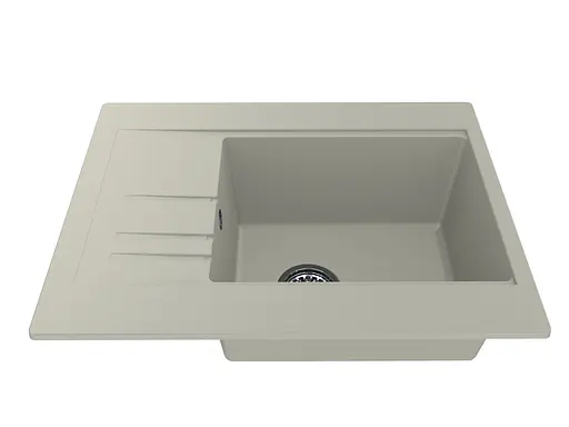 Кухонная мойка гранитная Miraggio Bodrum 650 jasmine 649x500x220 00206803, Береза - фото 2