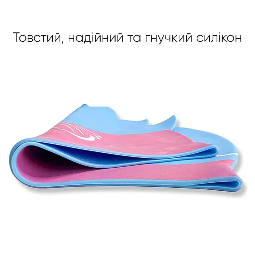 Дитяча Шапочка для плавання 6-12 років Renvo Sentani JR Блакитний, Рожевий OSFM (1SC300-56) - фото 5