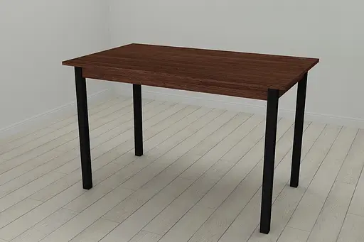 Стіл кухонний Ferrum-decor Маріо 75x120x70 Чорний ДСП Венге 16мм (FRD-105626)